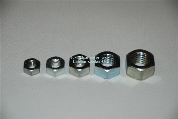 Moer 1/2 UNC voor Albinmotor