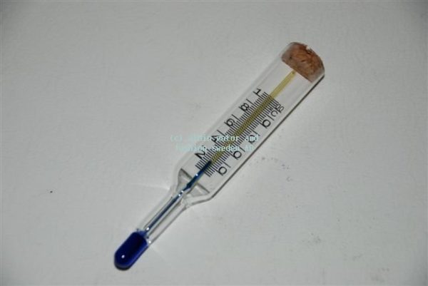 Albin thermometer binnenwerk voor de koelwater thermometer.