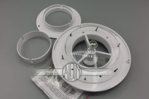 RVS dekventilator 20mm
